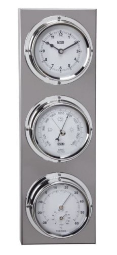 Zewnętrzna Stacja Pogody z Zegarem Barometr Higrometr Termometr .jpg