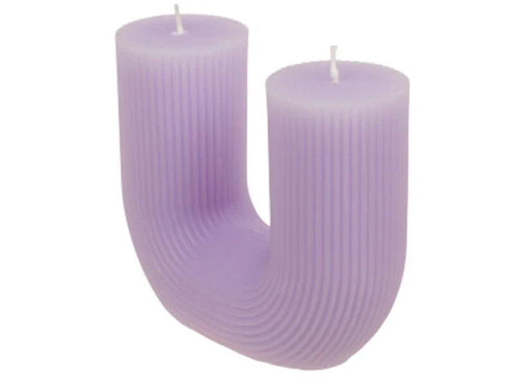 Świeca w kształcie litery U pastele Świeczka mix 1.jpg