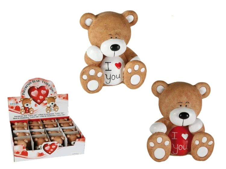 MIŚ I LOVE YOU MAŁY FIGURKA NAPISEM ZAKOCHANYCH 2