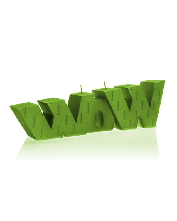 Świeca WoW XXL - limonkowa perła Dekoracyjna 1
