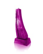 ŚWIECA ŻAGIEL XXL RÓŻOWY METALIK 3D ŚWIECZKA 23 CM 2.jpg