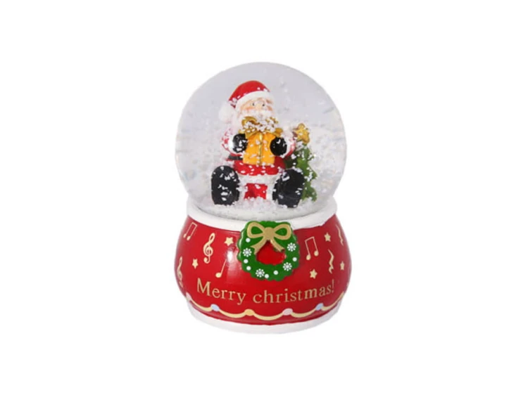 KULA ŚNIEŻNA ŚWIĄTECZNA MERRY CHRISTMAS Z PODSTAWKĄ 1