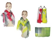 SZAL NEONOWY SZALIK DAMSKI CHUSTA APASZKA NEON 2