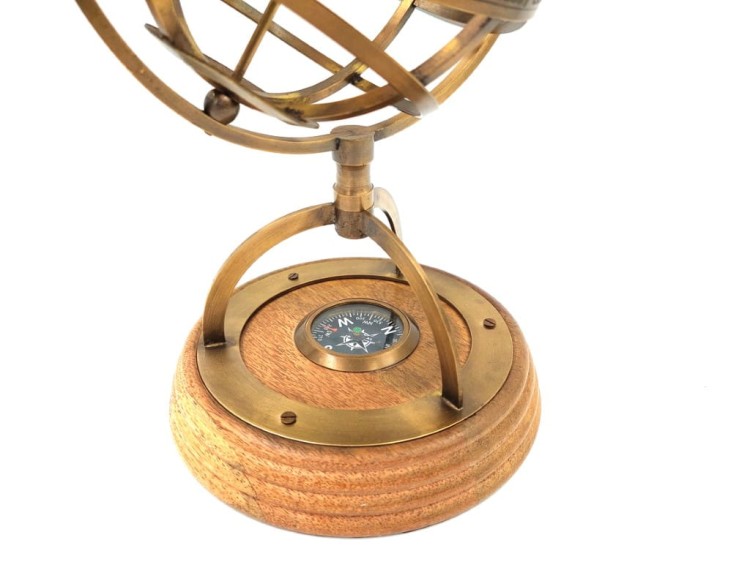 Astrolabium sferyczne z kompasem Figurka Astrologa  (3).jpg