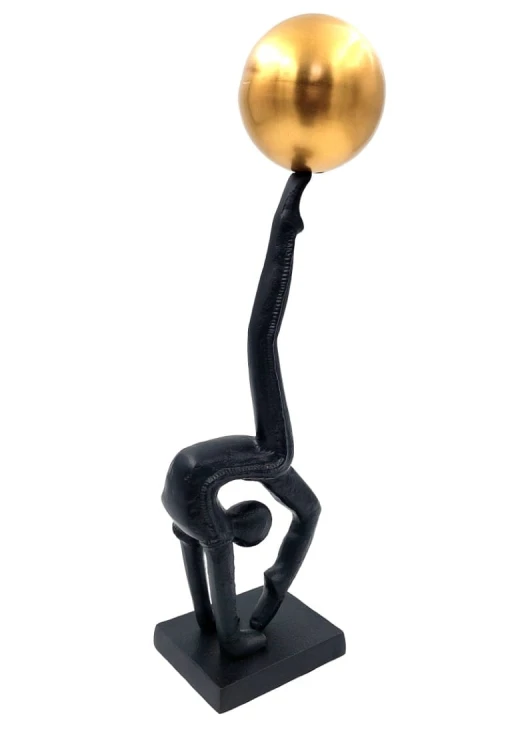 Joga Gimnastyka Figurka dekoracyjna Metalowa 41cm  (3).jpg