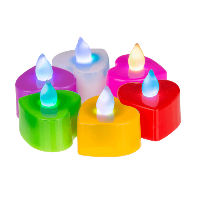 LED Świeczka Tealight Serce efekt migotania 6szt  (1).jpg