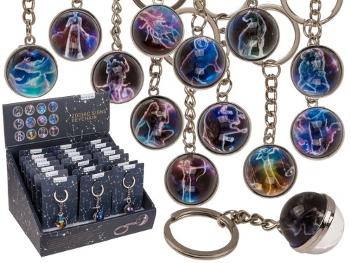 Breloczek Znak Zodiaku Brelok brylok do kluczy mix  (1).jpg