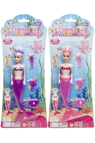 Lalka syrenka Figurki morskie zwierzątka - 22 cm  (2).jpg