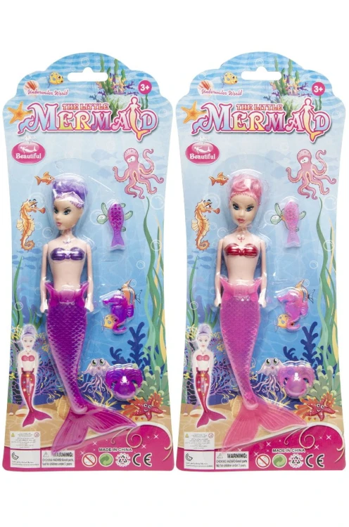 Lalka syrenka Figurki morskie zwierzątka - 22 cm  (2).jpg