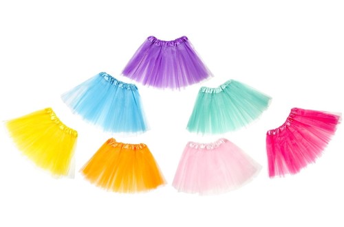 Spódniczka tiulowa do tańca mix kolorów Przebranie  (2).jpeg