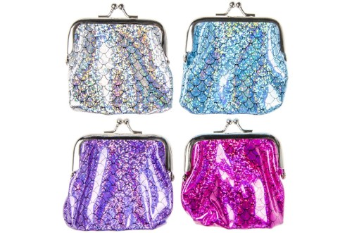 Portmonetka ogon syreny mix kolorów Błyszcząca  (2).jpeg