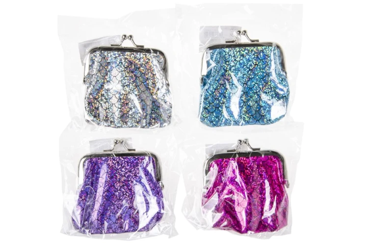 Portmonetka ogon syreny mix kolorów Błyszcząca  (3).jpeg