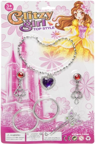 Zestaw Biżuterii Małej Księżniczki przebranie Bal  (1).jpeg