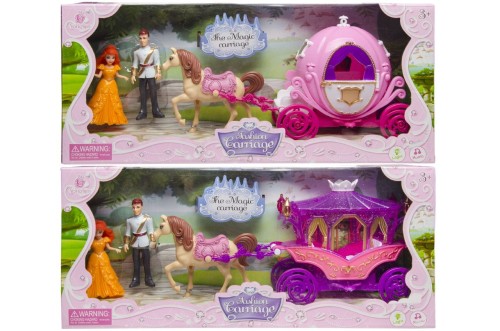 Para królewska w karecie zestaw zabawek Figurki  (2).jpg