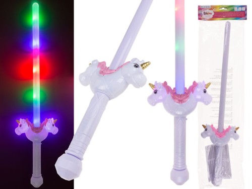 Miecz świetlny LED jednorożec XXL świecący Zabawka .jpg