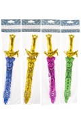 Plastikowy miecz wojownika 33 cm z pochwą Zabawka  (3).jpg