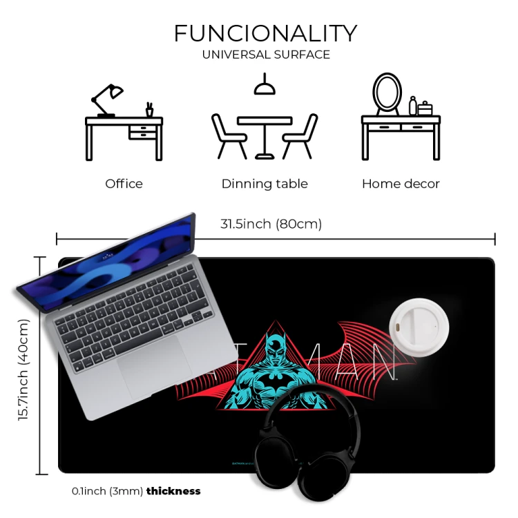 Mata Podkładka na biurko DC Batman 80x40 cm V  (3).png