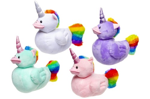 Pluszowy kaczor kaczka Jednorożec 34 cm Maskotka Pluszak  (2).jpg