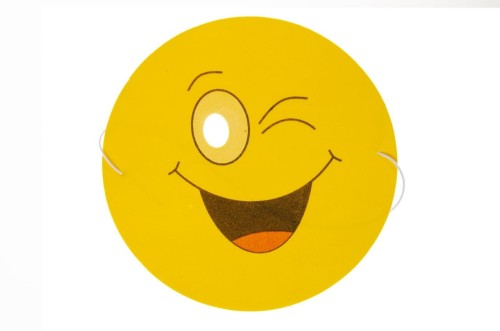 Maska - emotikona mix Dla dzieci Śmieszne Emotki  (1).jpg