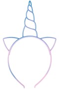 Tiara z rogiem jednorożca Opaska Przebranie Strój  (1).jpg