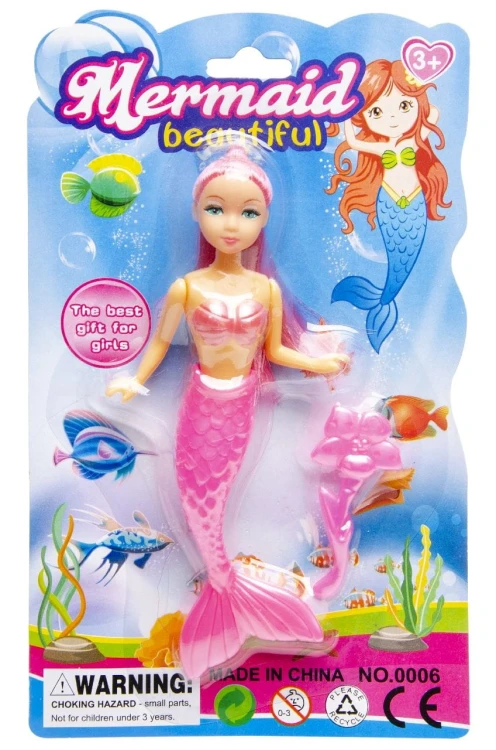 Lalka syrenka - 15 cm Laleczka dla dzieci mix wzór  (1).jpg