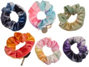 Materiałowa gumka do włosów z kieszonką mix wzorów 2.jpg