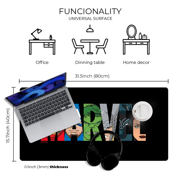 Mata Podkładka na biurko Marvel napis 80x40 cm  (3).png
