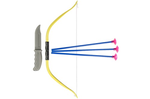 Zestaw łucznika z Dzikiego Zachodu Łuk Strzały Nóż .jpeg