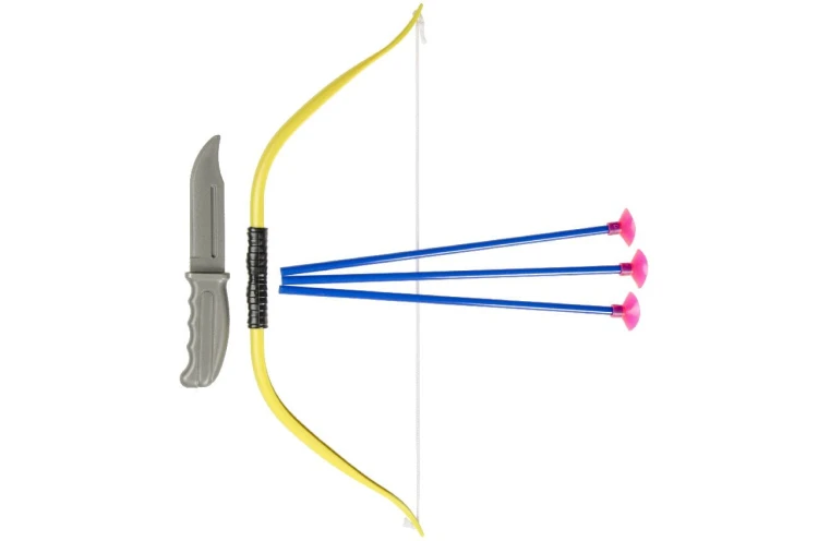 Zestaw łucznika z Dzikiego Zachodu Łuk Strzały Nóż .jpeg