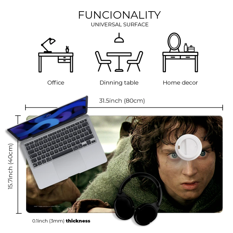 Mata Podkładka na biurko Władca Pierścieni 80x40cm  (3).png