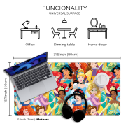 Mata Podkładka na biurko Disney Księżniczki 80x40  (3).png