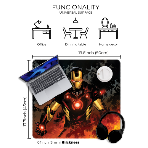 Mata Podkładka na biurko Marvel Iron Man 50x45 cm  (2).png