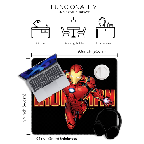Mata Podkładka na biurko Marvel Iron Man 50x45cm I  (2).png