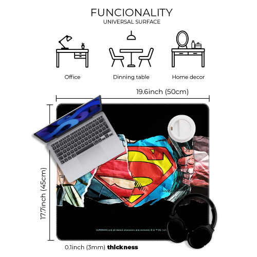 Mata Podkładka na biurko DC Superman 50x45 cm II  (2).png