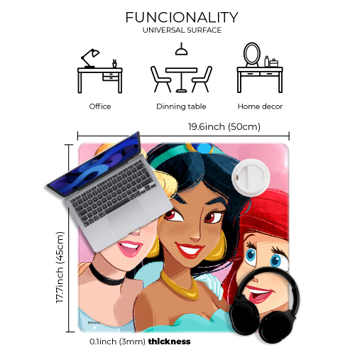 Mata Podkładka biurko Disney Księżniczki 50x45  (2).png