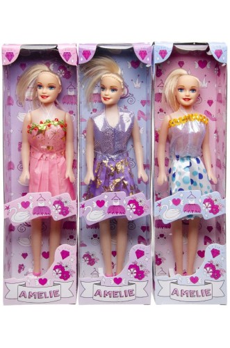 Lalka Amelia 26cm w sukience Modna lala mix wzorów  (2).jpg