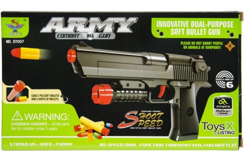 Broń bojowa na pociski i piankowe lotki S Pistolet .jpg