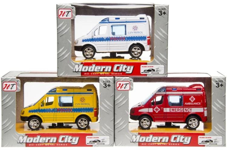 Samochodzik City Patrol lub ambulans Die-cast mix  (1).jpeg