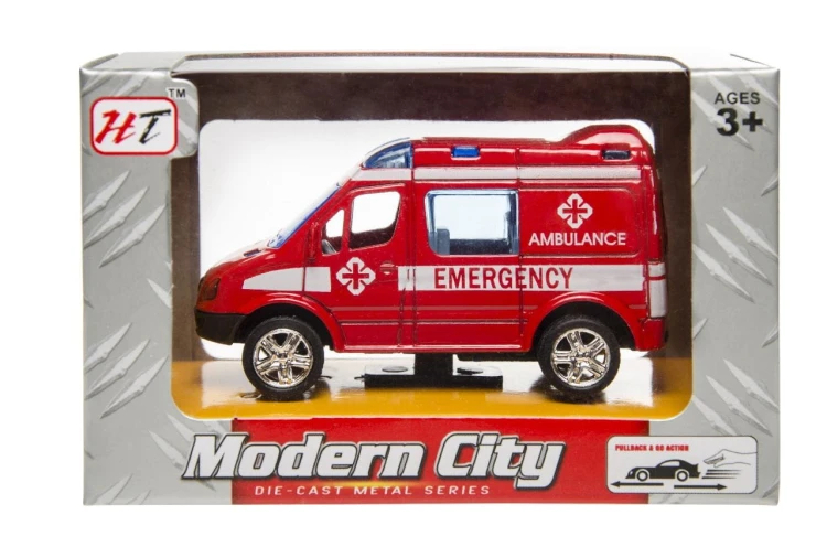 Samochodzik City Patrol lub ambulans Die-cast mix  (1).jpg