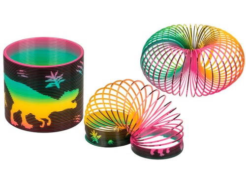 Sprężyna do zabawy Dinozaury Zabawka kolorowa wzór 1.jpg