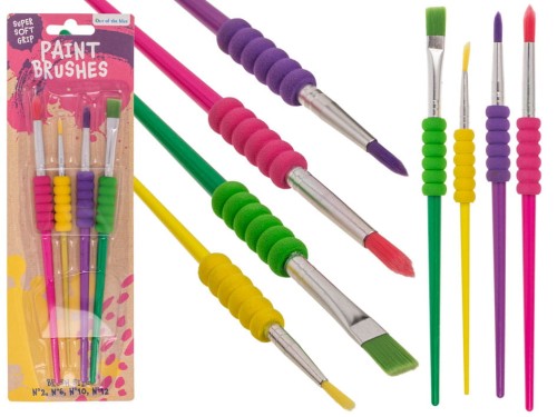 Zestaw pędzelków do malowania farbami dla dzieci .jpg