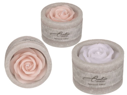 Świeczka świeca róża Dekoracyjna Ozdobna dekoracja` .jpg