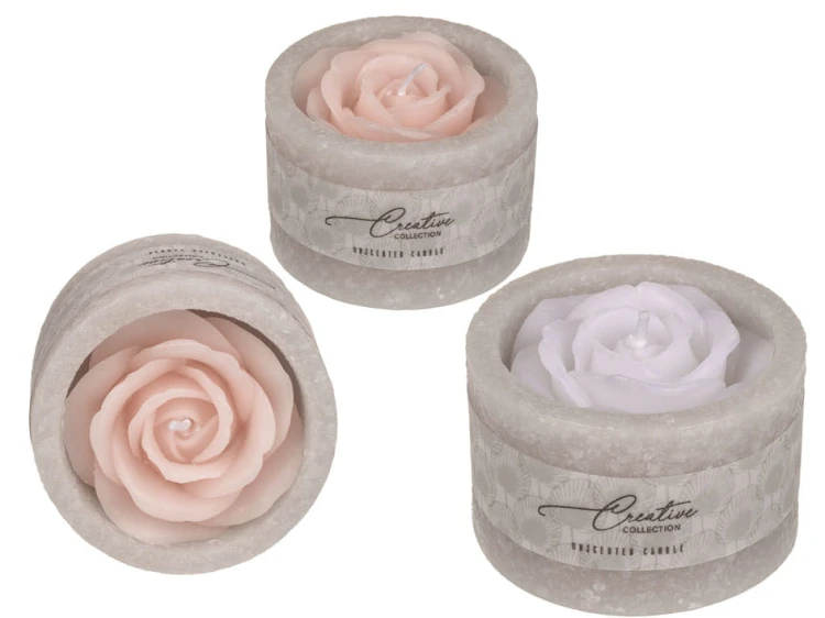 Świeczka świeca róża Dekoracyjna Ozdobna dekoracja` .jpg