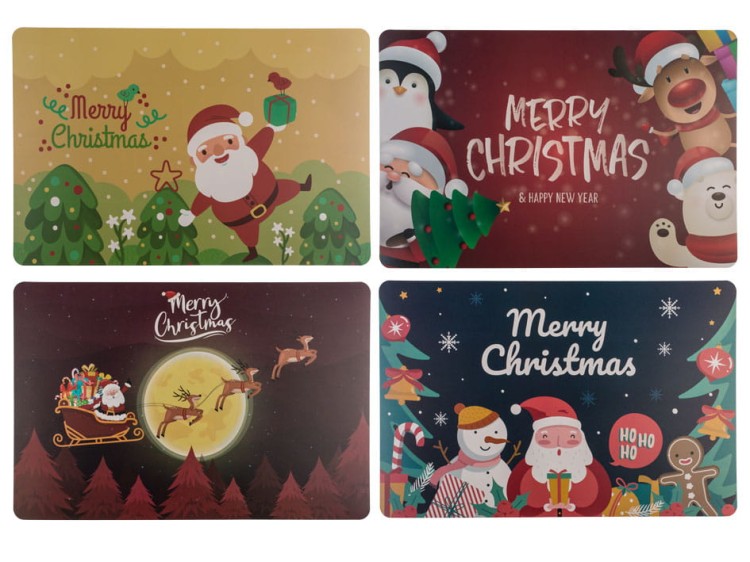 Podkładka na stół Merry Christmas Boże Narodzenie pod naczynia Święta mix 2.jpg