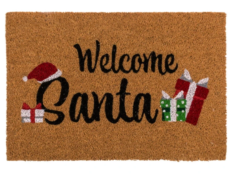 Wycieraczka Welcome Santa Witaj Święty Mikołaju! pod drzwi Świąteczna .jpg