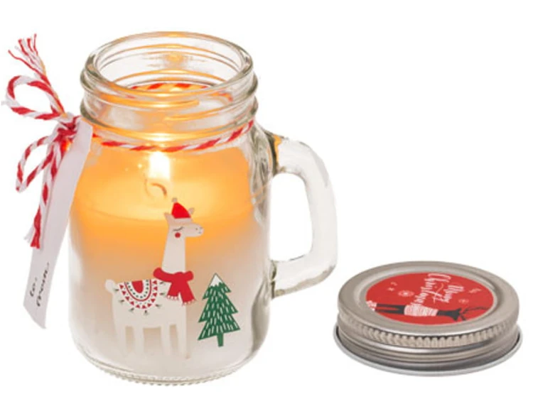 Świeca świąteczna w szkle z karteczką dekoracyjna Boże Narodzenie 1.jpg