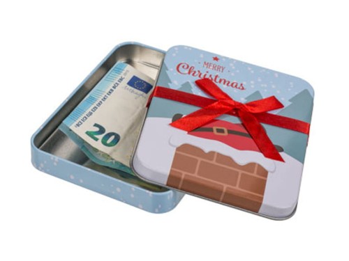 Metalowe pudełeczko upominkowe Boże Narodzenie pudełko na prezent 1.jpg