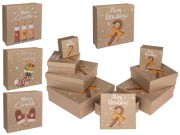 Pudełka zestaw 8szt na prezenty Merry Christmas Świąteczne twarde I 2.jpg