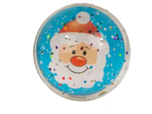 Piłeczka do odbijania z brokatem Boże Narodzenie Świąteczna 1.jpg