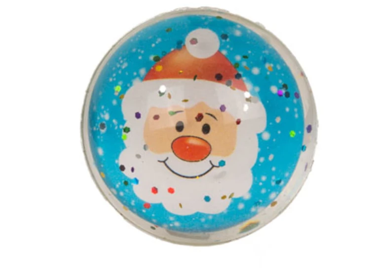 Piłeczka do odbijania z brokatem Boże Narodzenie Świąteczna 1.jpg